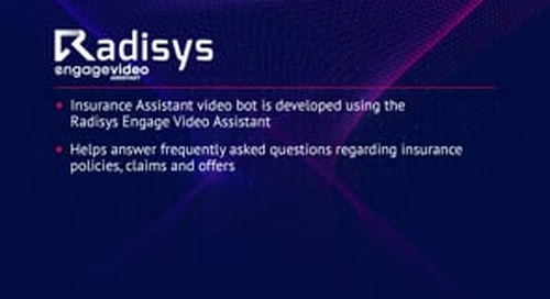 Demo: Insurance Video Bot – Frequently Asked Customer Queries
